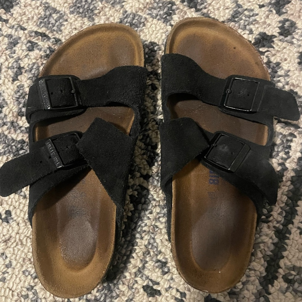 Birkenstock Arizona Suede Leather Black